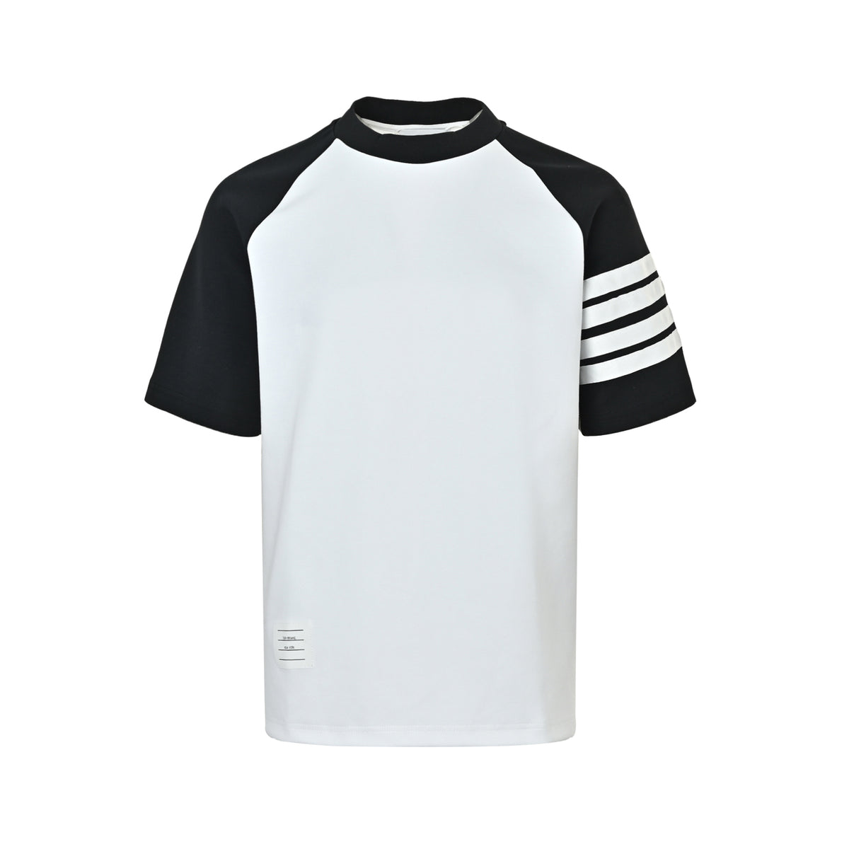 Thom Browne/Thom Brown four-bar webbing short sleeves