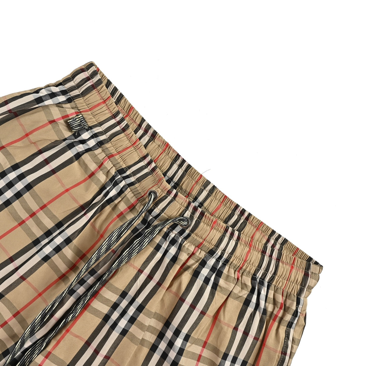 Burberry plaid beach shorts