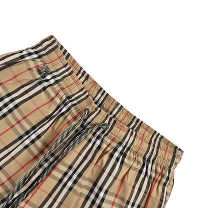 Burberry plaid beach shorts
