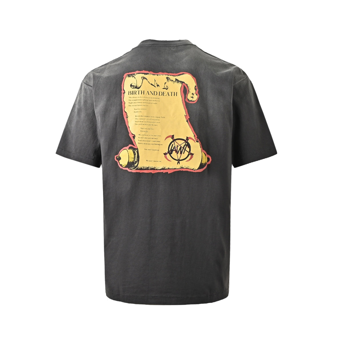 SAINT MICHAEL Death's List printed short sleeves
