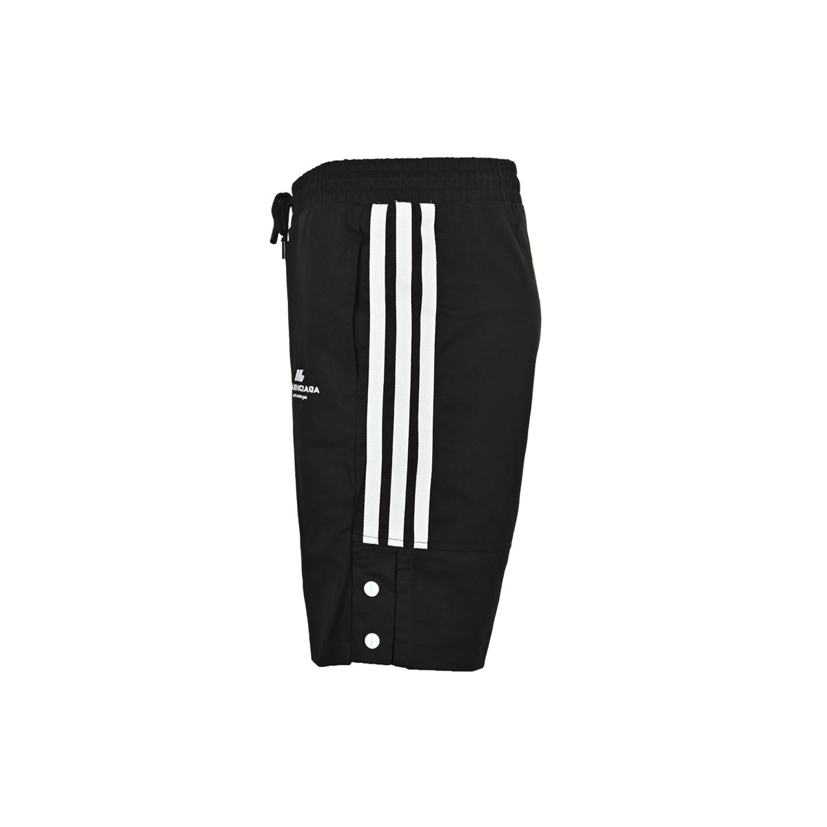 Balenciaga webbing letter embroidered shorts