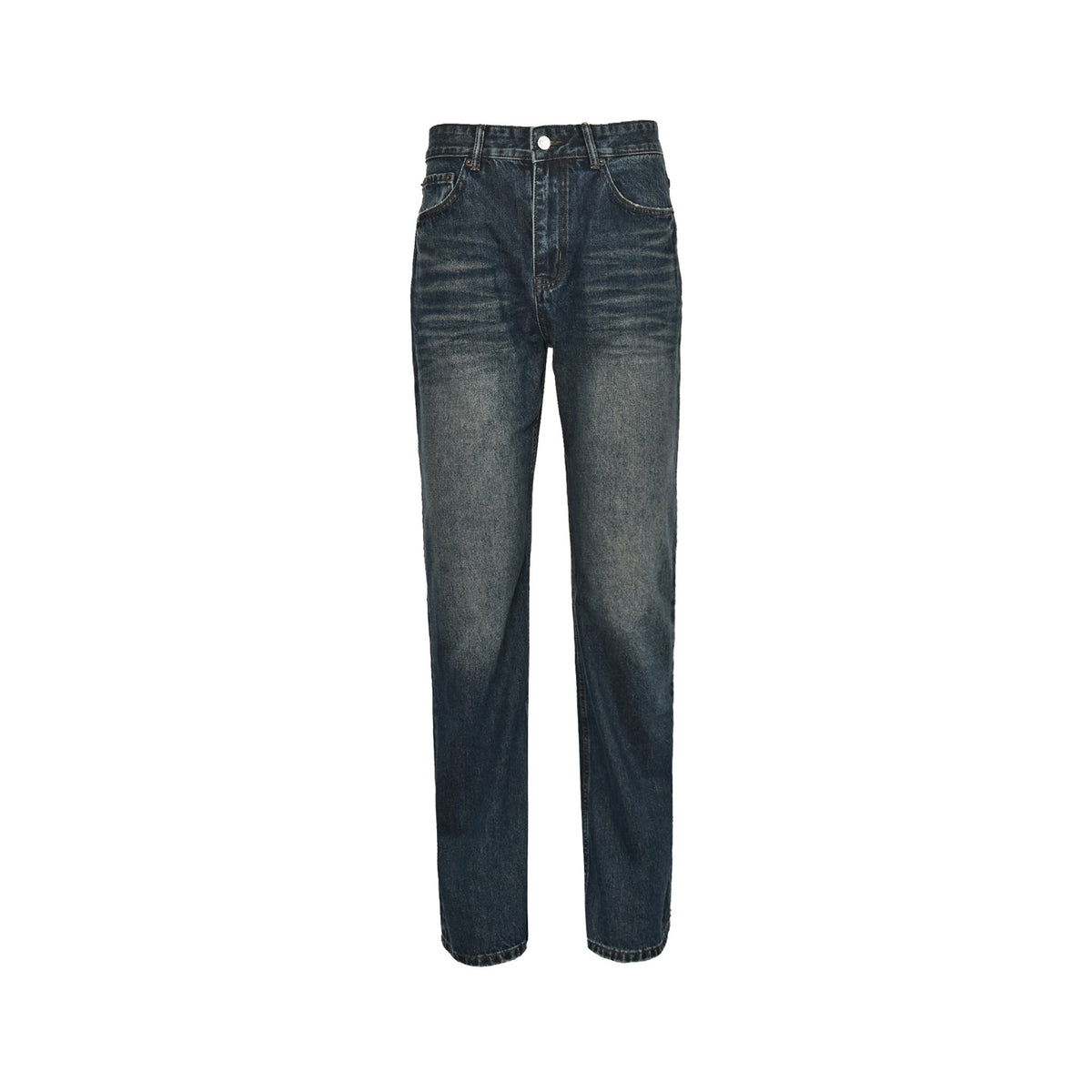 Balenciaga 25ss retro washed blue slightly flared jeans