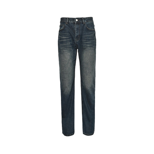 Balenciaga 25ss retro washed blue slightly flared jeans