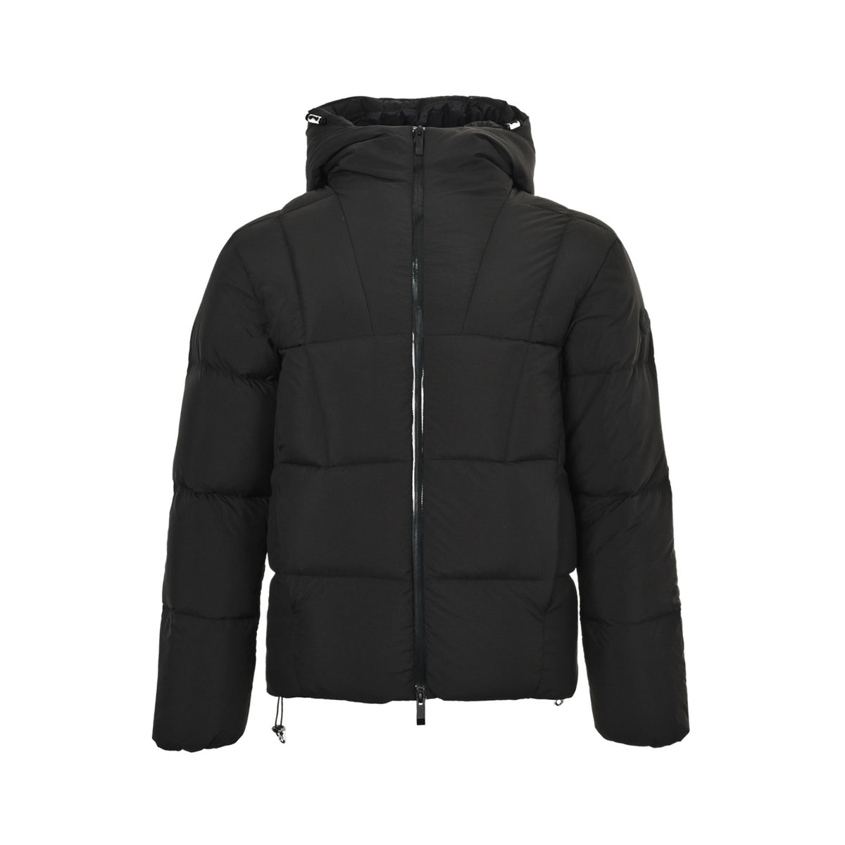 Moncler/Mask Fusain hooded down jacket