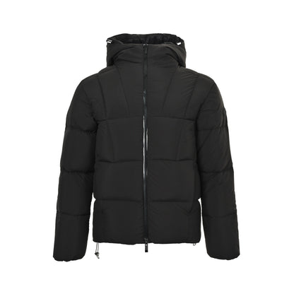 Moncler/Mask Fusain hooded down jacket