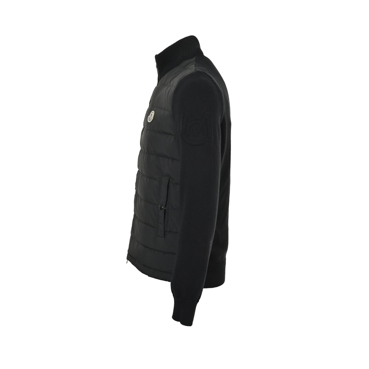 Moncler/Mongolian knitted patchwork down jacket