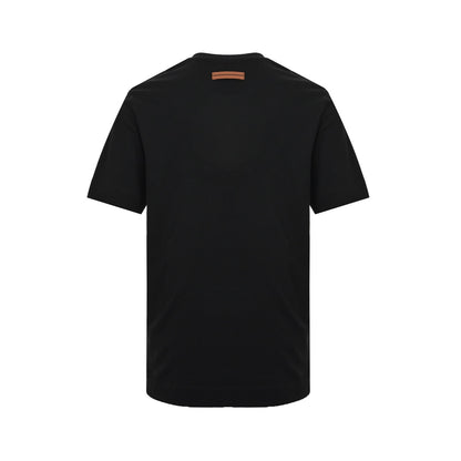 ZEGNA/ Zegna letter printed short sleeves on the chest
