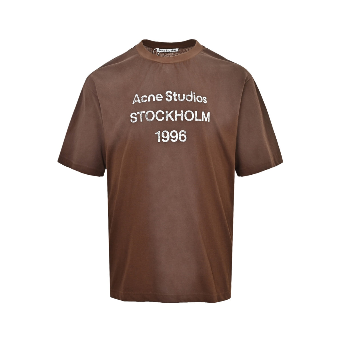 Acne Studios airbrushed distressed logo short sleeves