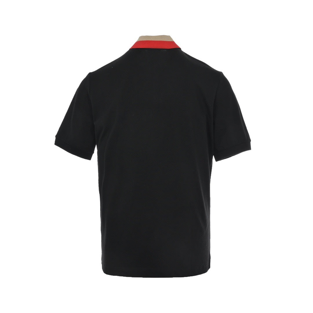 Burberry 21ss Jacquard letter Polo short sleeves on the neckline