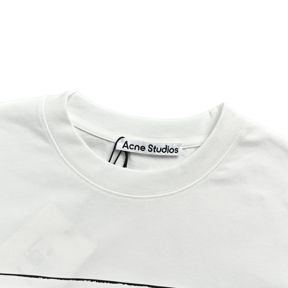 Acne studios 25Fw letter pattern short sleeves
