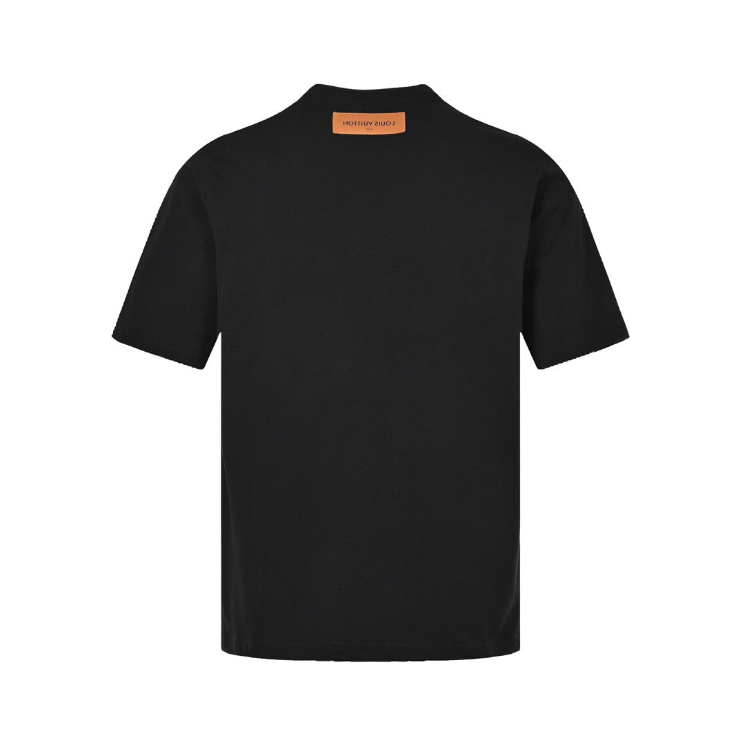 Louis Vuitton 23ss presbyopic letter logo printed short sleeves