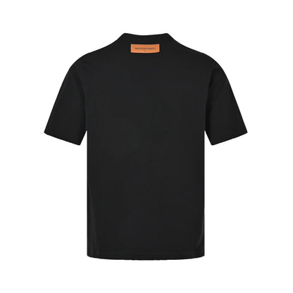 Louis Vuitton 23ss presbyopic letter logo printed short sleeves