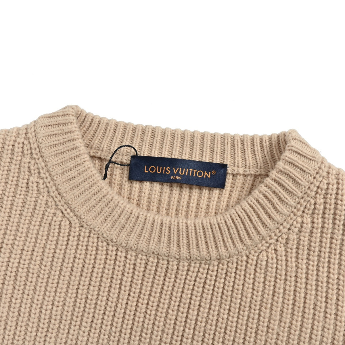 Louis Vuitton 25Fw ski series old flower jacquard crew neck sweater