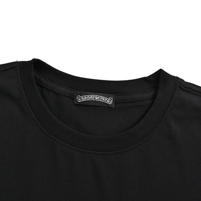 Chrome Hearts leather cross short sleeves