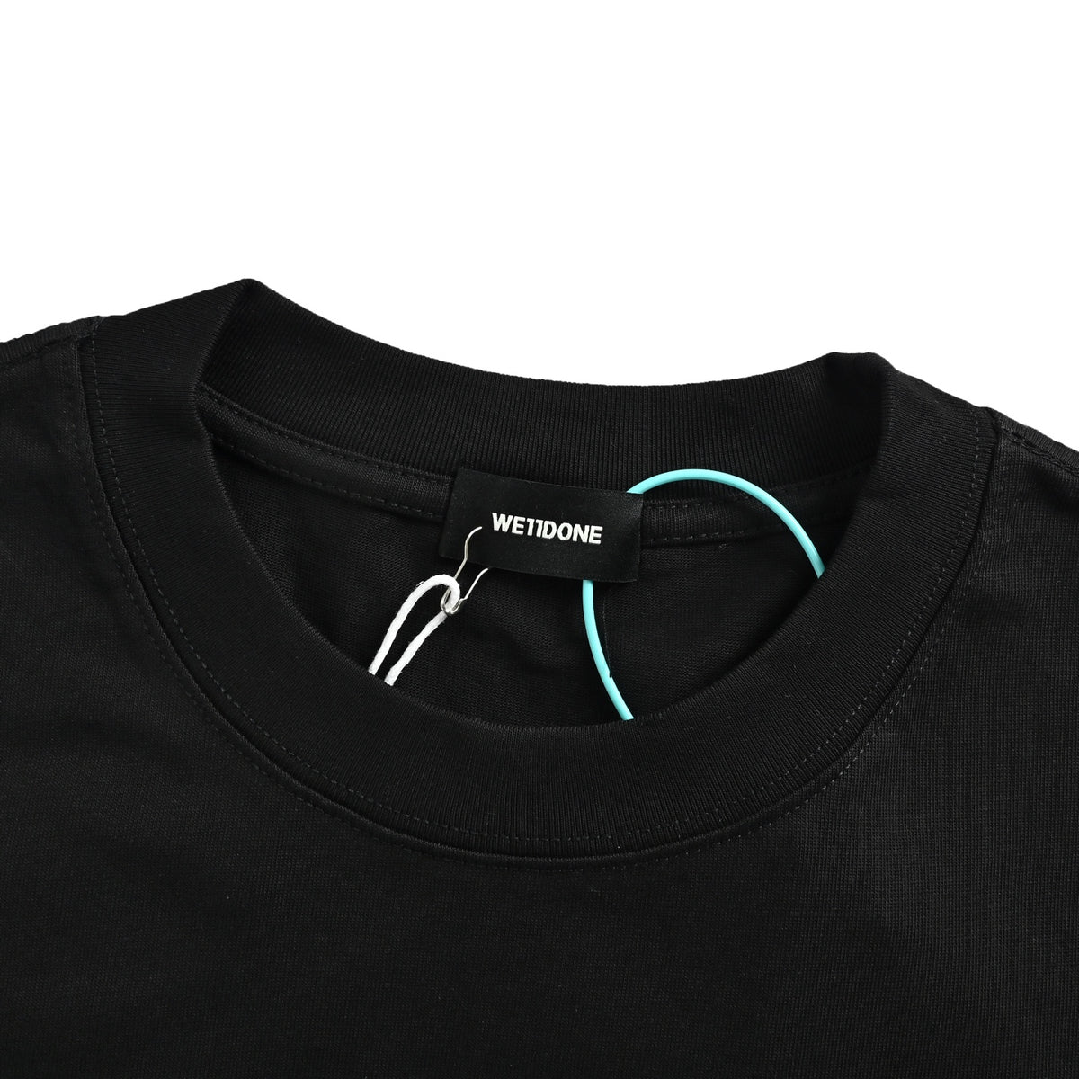 We11 Done flame phantom letter logo printed short sleeves