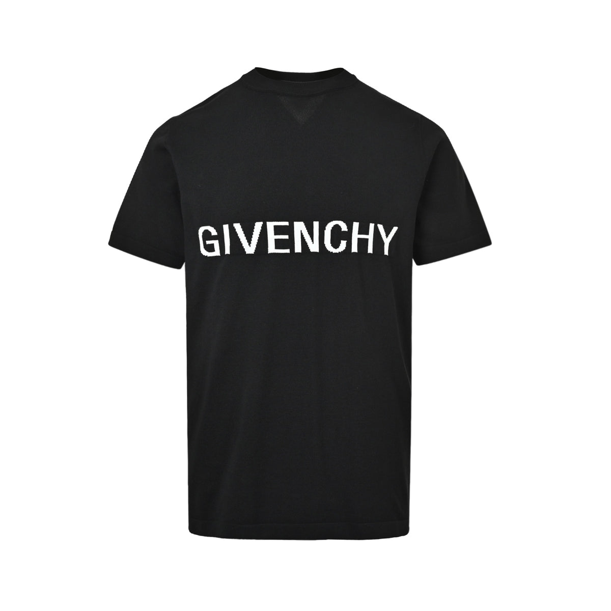GIVENCHY letter logo palace jacquard knitted short sleeves