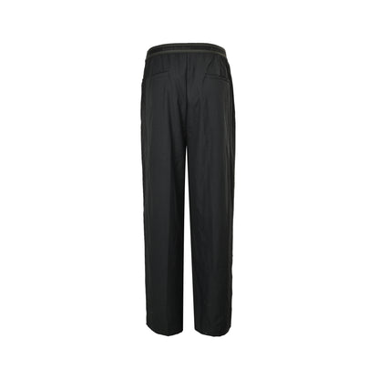 Acne Studios style slim wide-leg trousers
