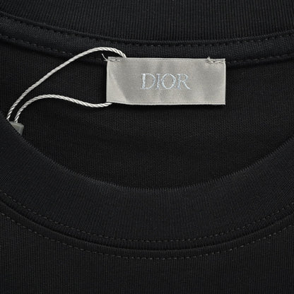 Dior plush letter logo short sleeves