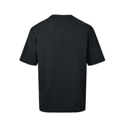 Burberry dark pattern war horse embroidered short sleeves