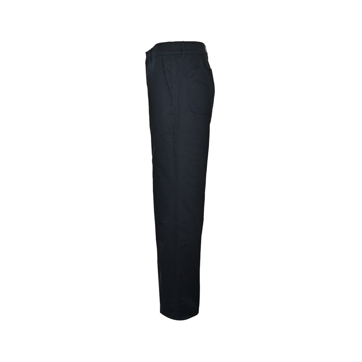 Louis Vuitton pocket leather silk cotton crepe trousers