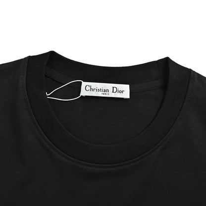 Dior 26ss striped jacquard fake pocket short sleeves