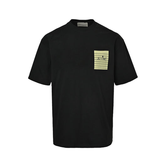 Ami Paris label print short sleeves