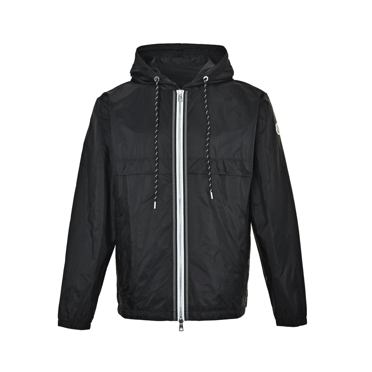Moncler/Mask Contrast Color Zipper Badge Hooded Jacket