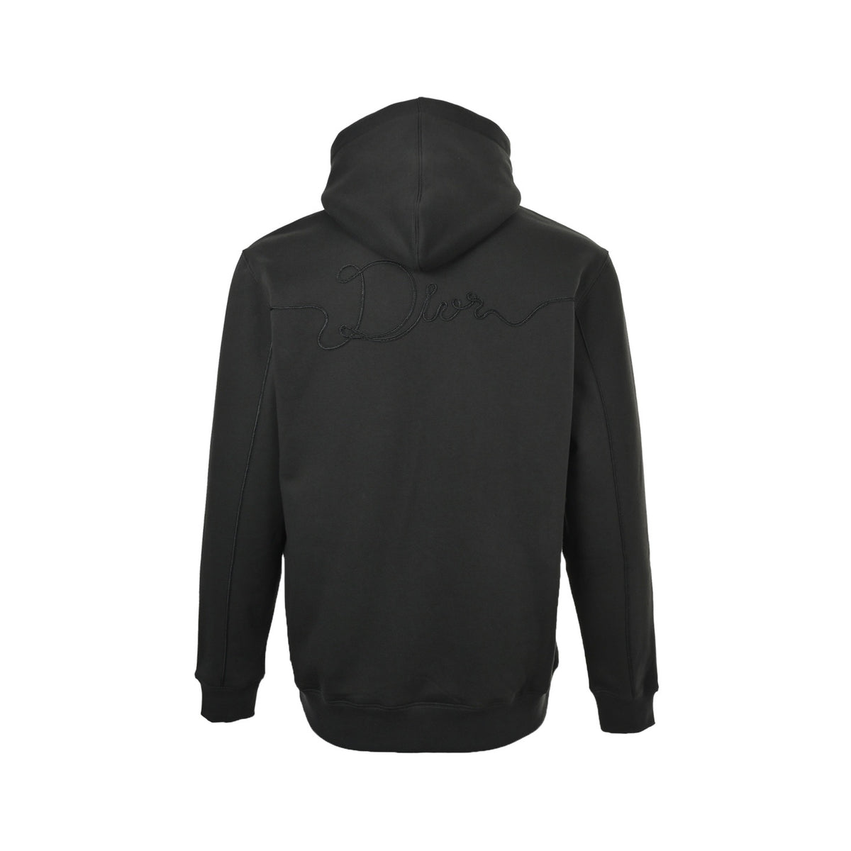 Dior signature embroidered hooded sweatshirt