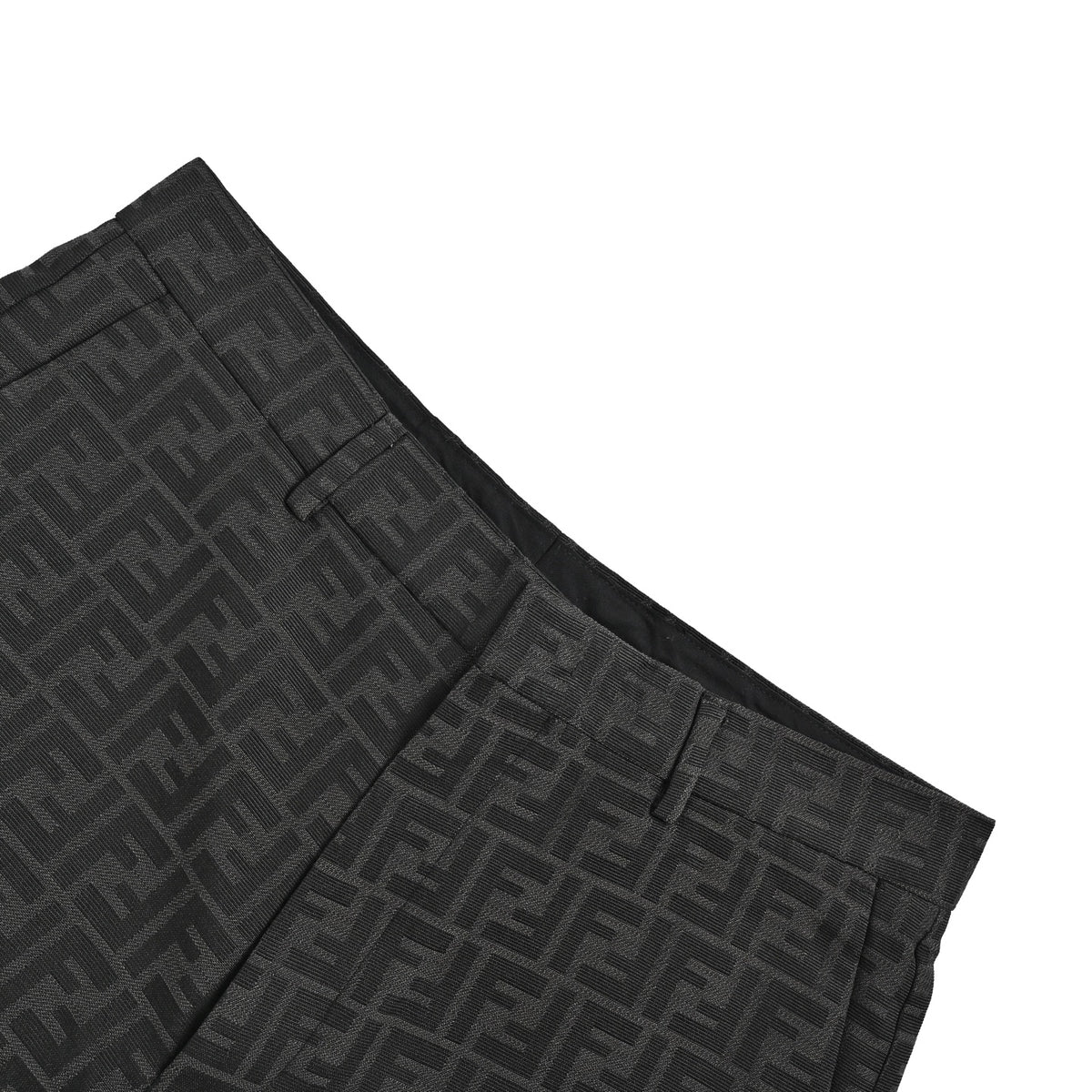 Fendi FF old flower all over printed jacquard shorts
