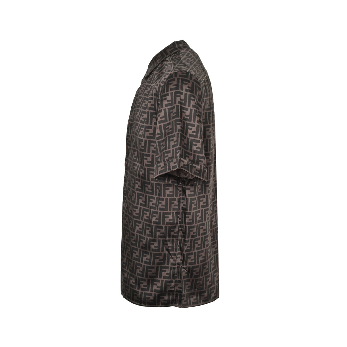 Fendi 25ss full FF jacquard dark pattern suit short-sleeved shirt