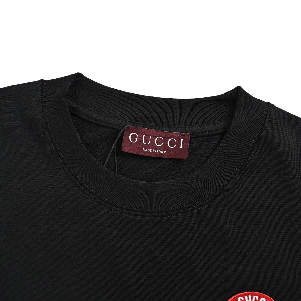 Gucci 26ss 1921 logo embroidered short sleeves