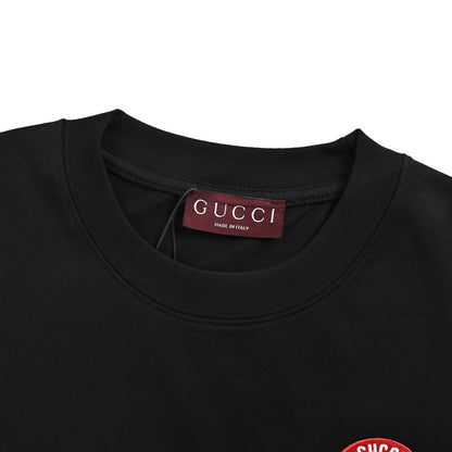 Gucci 26ss 1921 logo embroidered short sleeves