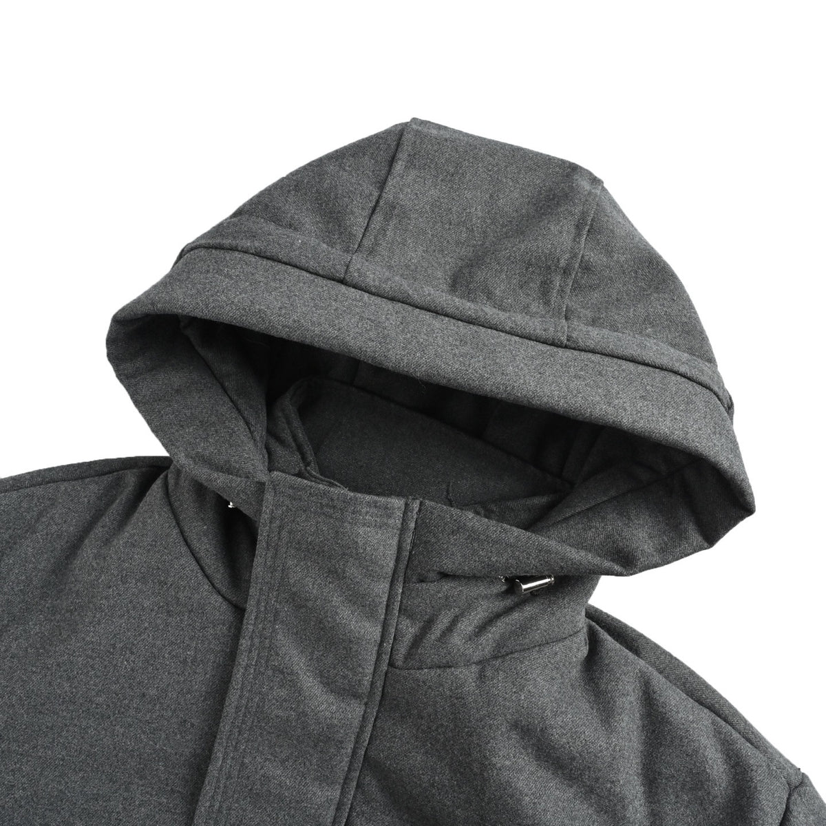 Prada multi-pocket logo letter hooded cotton jacket