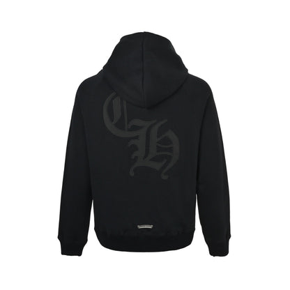 Chrome Hearts/Chrome Heart 25Fw logo Sanskrit embroidered hooded sweatshirt