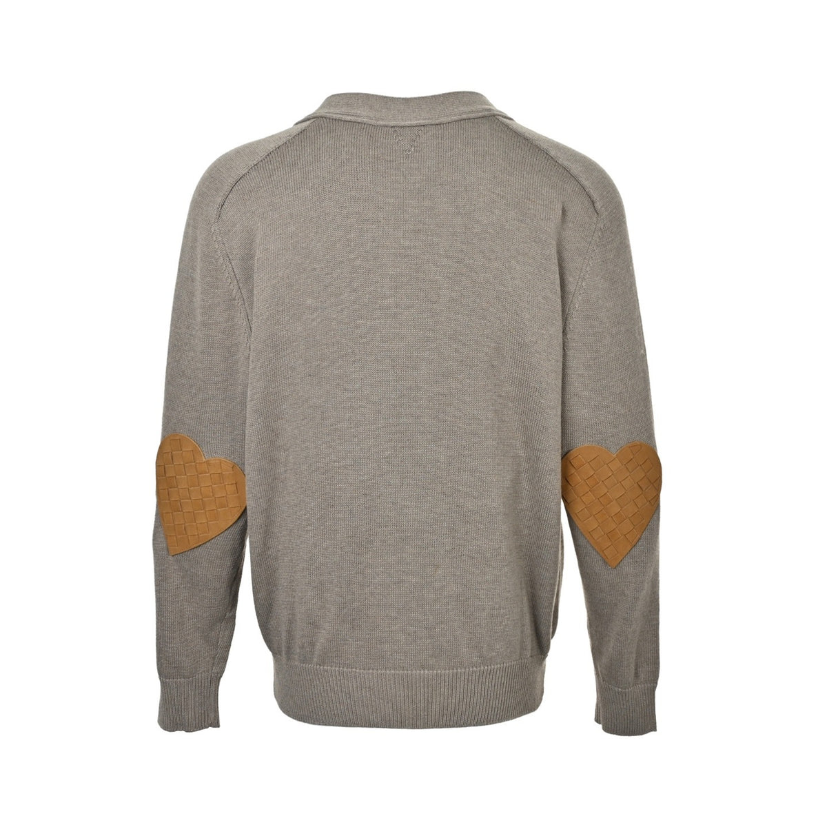 Bottega Veneta/BV love knitted leather cardigan sweater