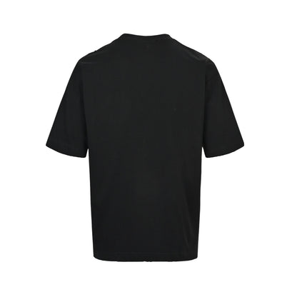 Chrome Hearts/Chrome Heart 26ss Sanskrit embroidered neckline short sleeves