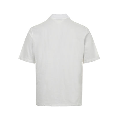 Ferragamo 24ss Polo short sleeves with embroidered letters on the chest