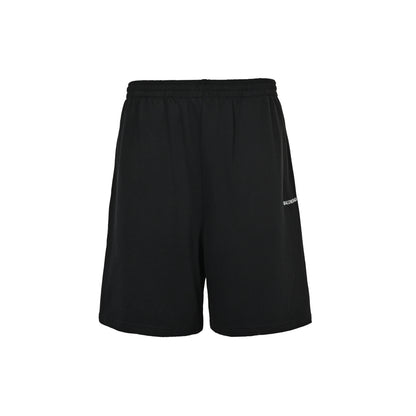 Balenciaga Back letter embroidered shorts