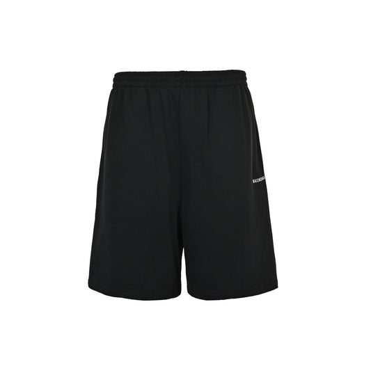 Balenciaga Back letter embroidered shorts