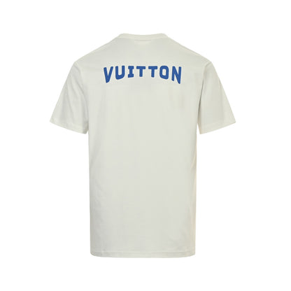 Louis Vuitton 25ss letter floral print short sleeves