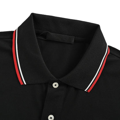 Prada silicone trim Polo short sleeves