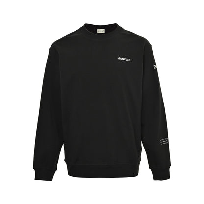 Moncler/Mask 25Fw Hiroshi Fujiwara Ring Printed Round Neck Sweatshirt
