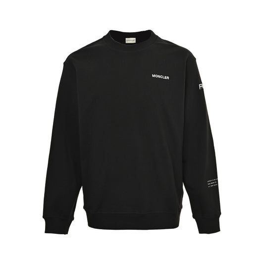 Moncler/Mask 25Fw Hiroshi Fujiwara Ring Printed Round Neck Sweatshirt