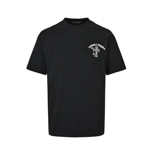 Chrome Hearts/Chrome Heart 26ss Sanskrit cross embroidered short sleeves