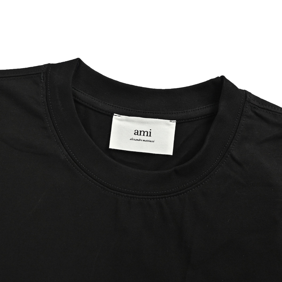 Ami Paris flocked love chapter embroidered short sleeves