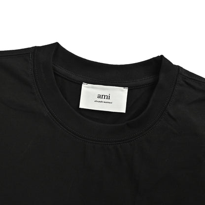 Ami Paris flocked love chapter embroidered short sleeves