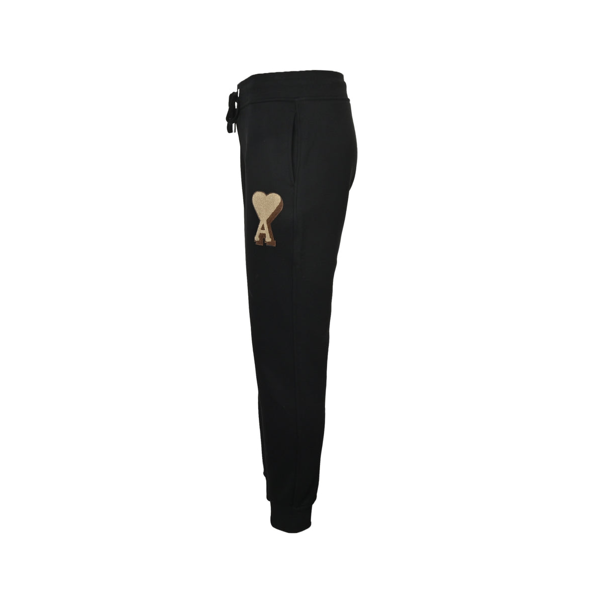 Ami towel embroidered love fleece trousers