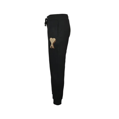 Ami towel embroidered love fleece trousers