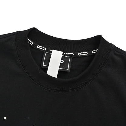 GOODBRAND three-dimensional gem graffiti map splash ink short sleeves