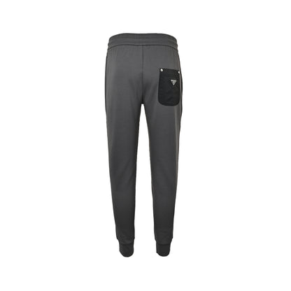Prada 25ss back pocket flap red stripe trousers